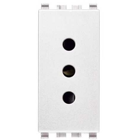 Prise 2P+T 10A P11 Blanc Eikon