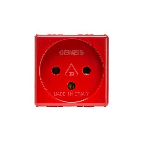 PRISE 2P+T 16A ST.ISRAEL.ROUGE GEWISS GW20298