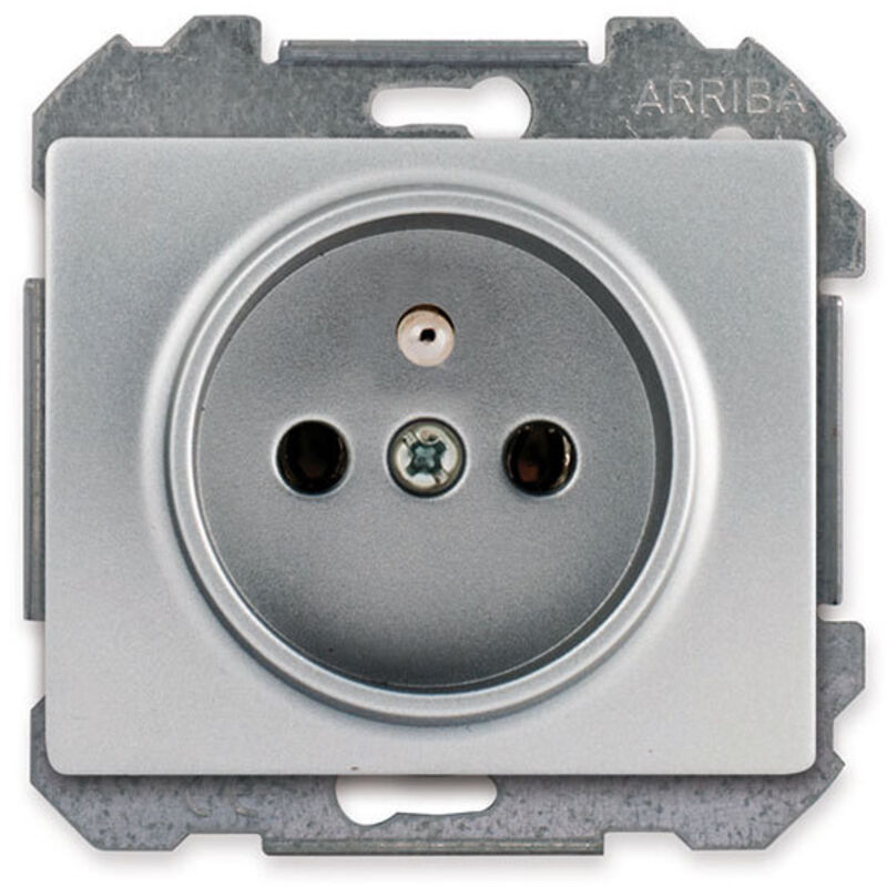 Delta iris prise de courant 2P+T silver SIE266870 - Siemens