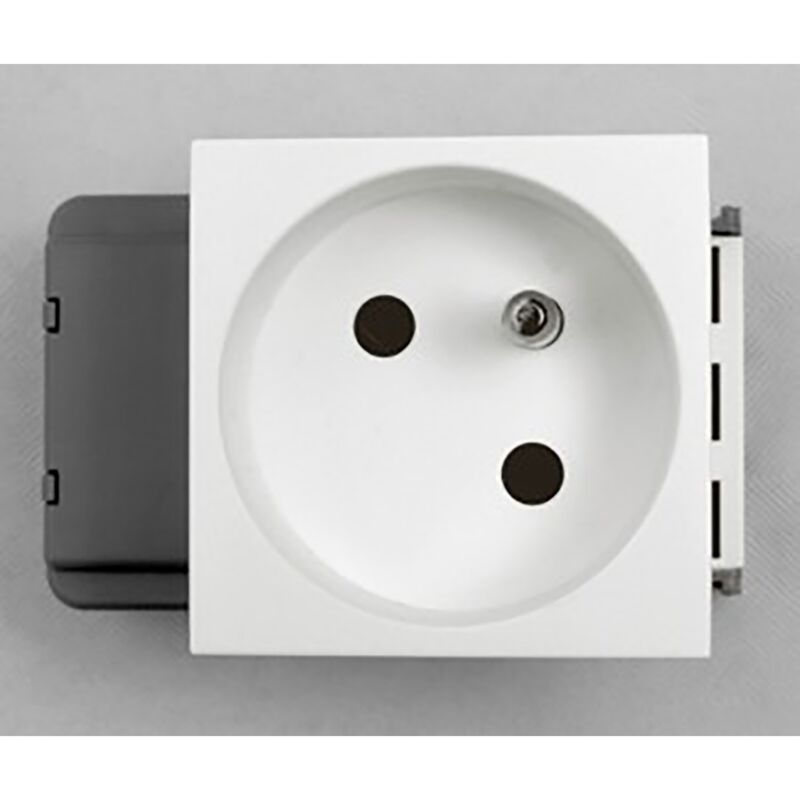 Planet Wattohm - prise 2p+t - logix - borne auto - blanc 49041