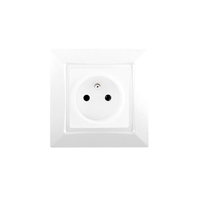 Siemens - delta one prise de courant 2P+T complet blanc SIE003667