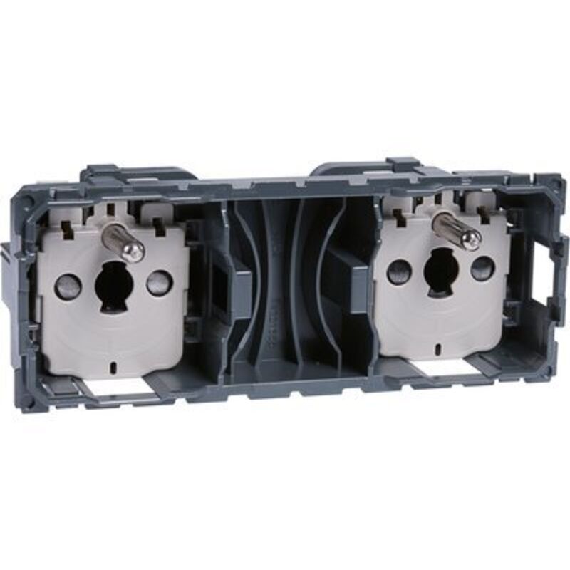 Prise précablée celiane Legrand 2X 2P+T 067124