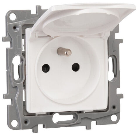 PRISE 2P+T FB BA IP44 BLANC LEGRAND 664748