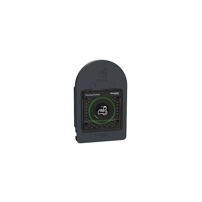 Prise courant 2P+T renforcée pour ve mureva evlink IP66 IK08 gris Schneider electric