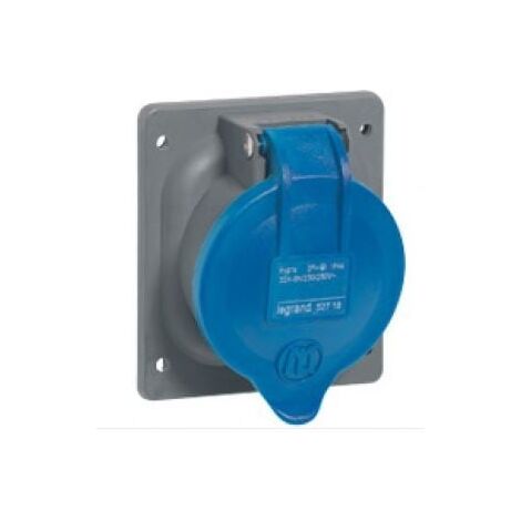 Prise à entraxes unifiés fixe Hypra IP44 32A - 200V à 250V - 3P+T - plastique - LEGRAND