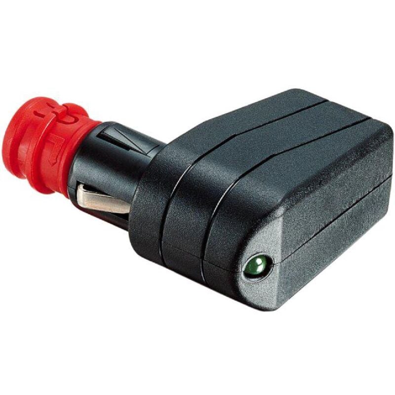 Adnauto - Prise allume-cigare - Borne a vis - 7.5A - Noir - led - Sans cable
