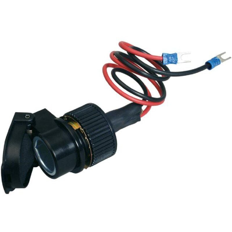 Prise allume-cigare femelle - 10A - Noir