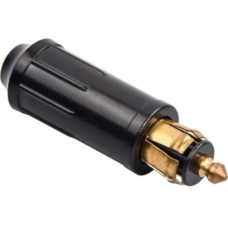 Prise Allume Cigare Norme Européenne 12V Plug Connecteurs Mâles Pur Cuivre Adaptateur pour DIY Voiture et Moto Allume-Cigare