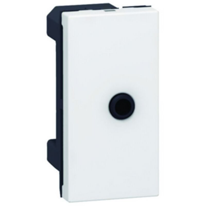 Prise Jack femelle 3,5mm à visser Mosaic 1 module blanc Legrand 078764