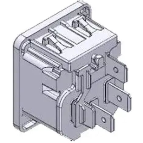 Prise avec porte-fusible - V600 V700 CAME 119RIE127