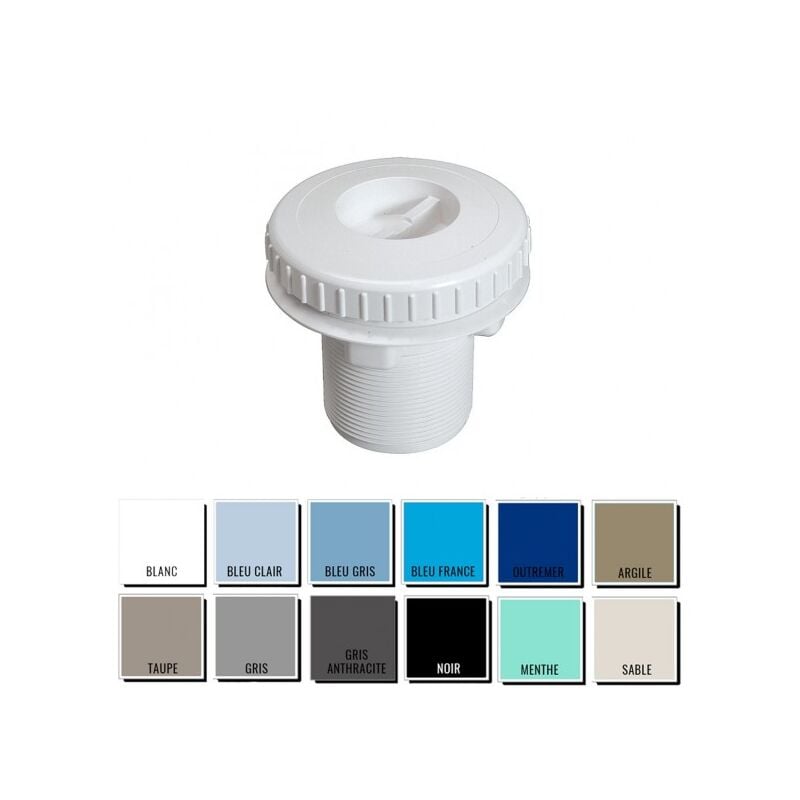 Prise balai Aquareva RL-323 - piscine béton/liner - Gris