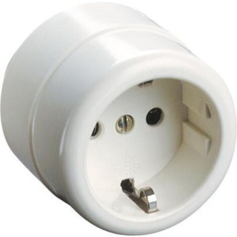 Prise bipolaire avec TT latéral 10/16A 250V