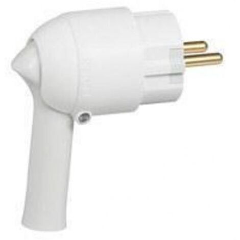 PRISE BIPOLAIRE FACILE EXTRACTION 2P+T 16A POUR EXTÉRIEUR ROTATIF MOBILE BLANC (LEGRAND 050175)