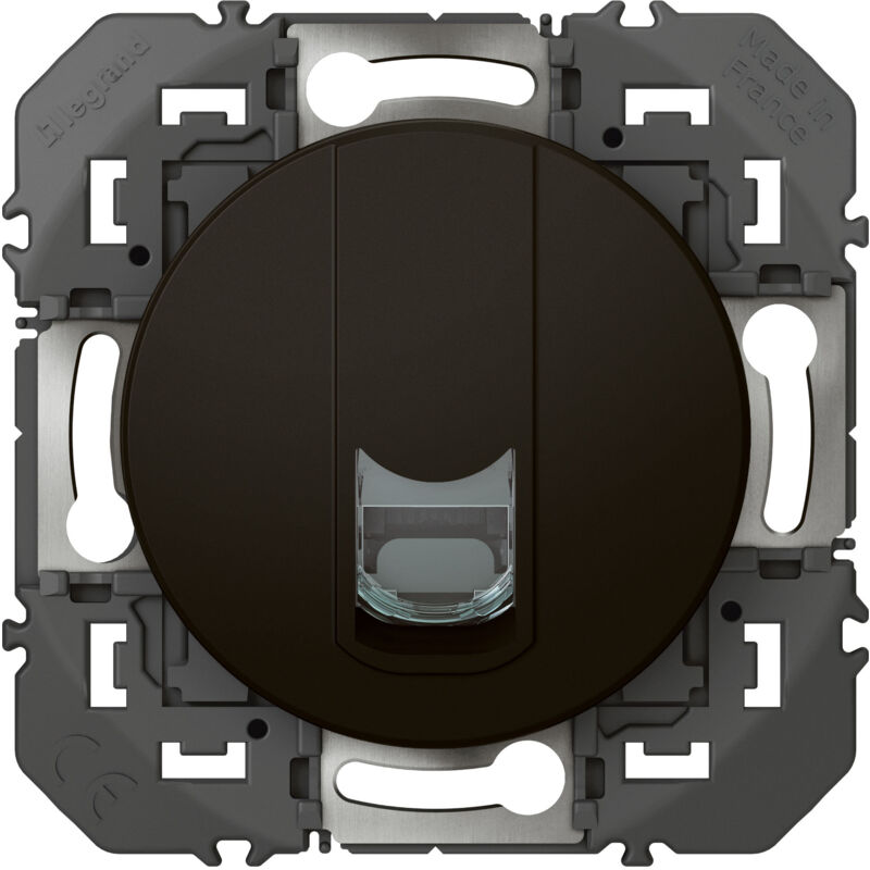 Legrand - Prise blindée RJ45 catégorie 6 stp Dooxie - Finition Noir