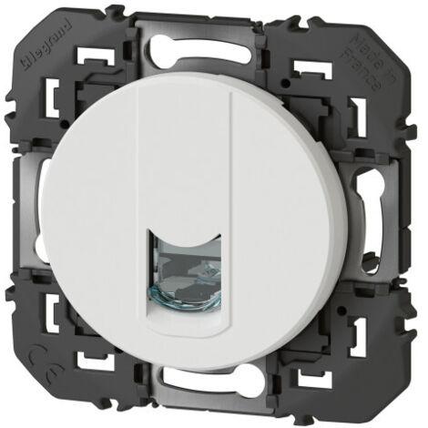 Prise RJ45 DOOXIE Cat6 + Plaque Legrand - Réf. 600801 & 095225/600376 (Neuf)