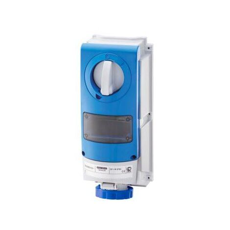 PRISE BL.IP66 S.F.3P+N+T 32A 230V 9H A.M GEWISS GW66840