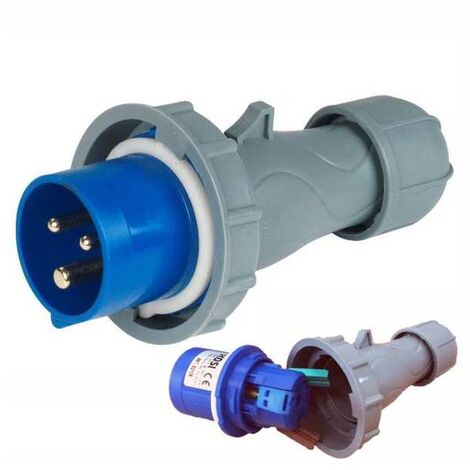Prise Cee 2P IP67 Connexion Rapide Rose