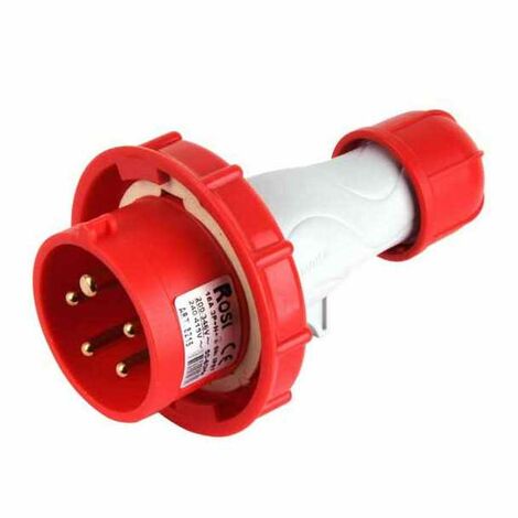 Prise CEE 3P Tension IP67 Rose