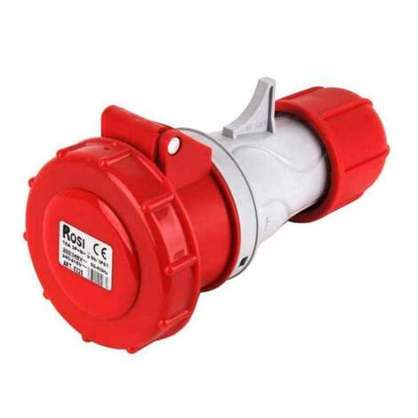 Prise CEE 3P Tension IP67 Rose