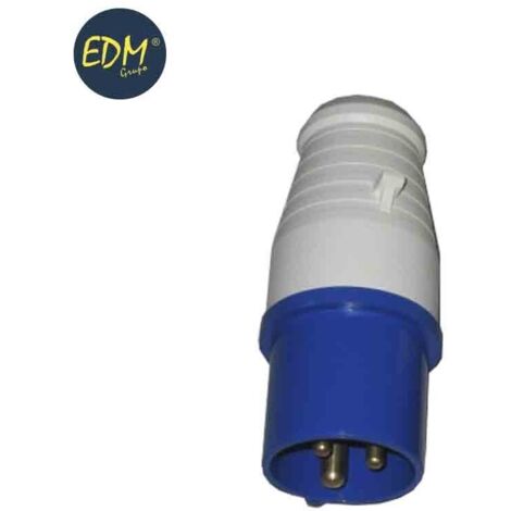 Prise Cetac 2P+T Bleu 16A Solera 902131A