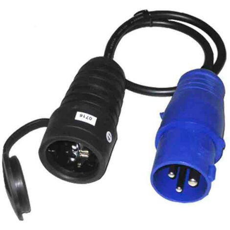 Prise Cetac avec câble et base aérienne T/TL 16A 250V EDM