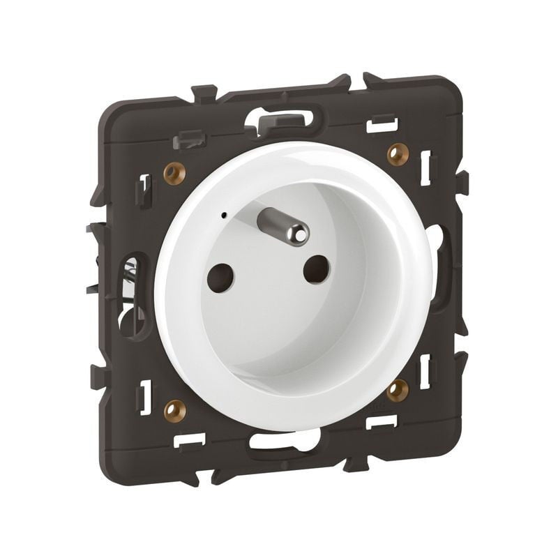 Prise 2P+T 16A Céliane with Netatmo - connexion à bornes automatiques - Blanc (CB0460)