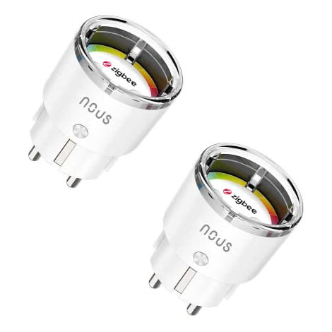 Prise connectée nous a1z 16 A Zigbee 2 pièces
