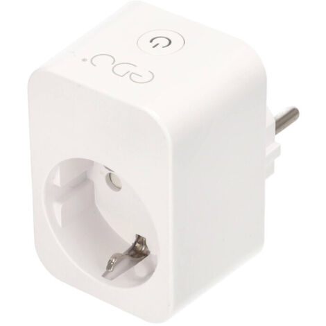 Prise connectée SCHUKO avec compteur d'énergie WiFi TUYA 16A 3680W EDO777486 EDO Solutions
