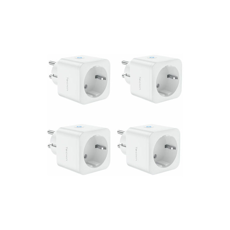 Prise Connectée SP21-4 WiFi 16A Compatible avec Alexa, Google Home, Siri, Commande Vocale, Contrôle à Distance, Minuterie et Horaire, Aucun Hub