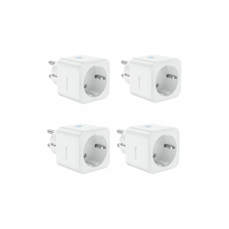 Prise Connectée SP21-4 WiFi 16A Compatible avec Alexa, Google Home, Siri, Commande Vocale, Contrôle à Distance, Minuterie et Horaire, Aucun Hub