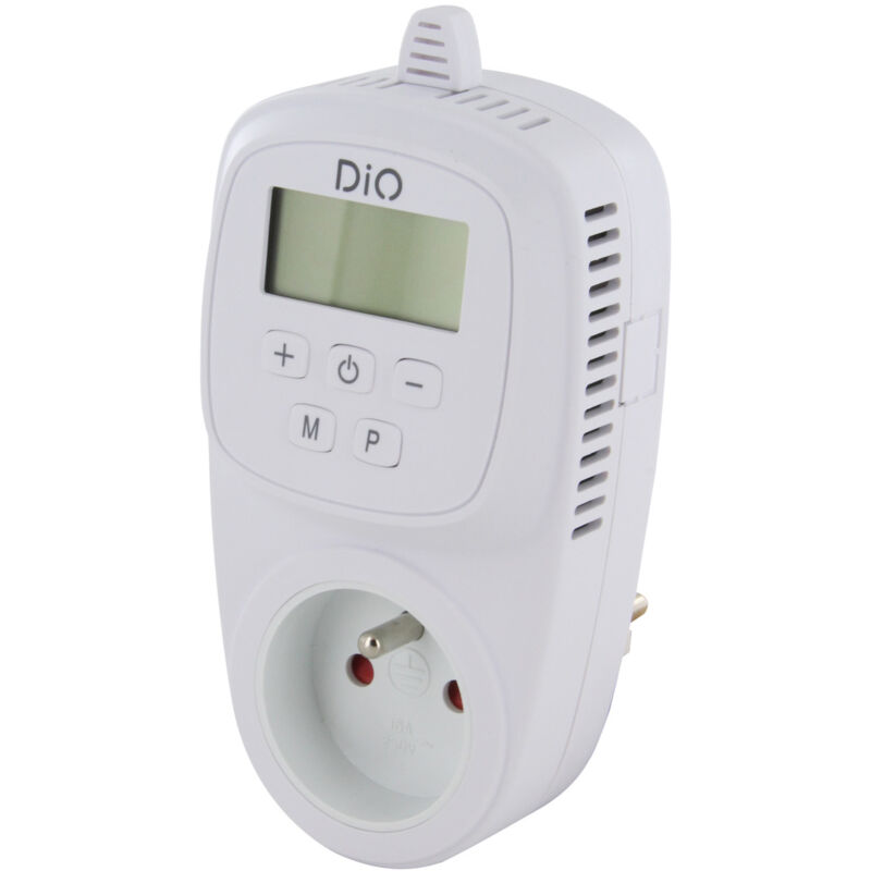 Dio Connected Home - Prise connectée thermostatique - 3680W - chauffage + clim - Blanc - DiO