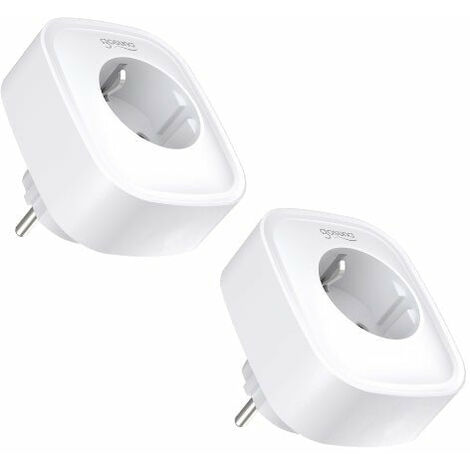 Prise Connectée Wifi 16A (Lot de 2) - Sans - SILUMEN