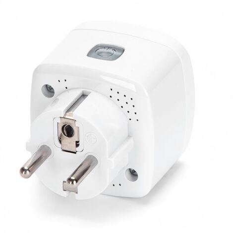 Prise connectée WiFi de type français (type E), adaptateur 1-en-1, télécommande via application, minuterie