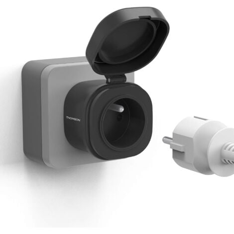 Prise connectée WiFi extérieure PLUG-0 1 exemplaire - Thomson - 520007
