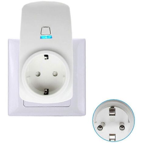 Prise connectée WiFi pour prise CH/EU/US 16A avec télécommande Intell-EU-