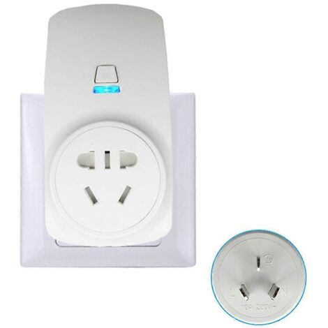 Prise connectée WiFi pour prise CH/EU/US 16A avec télécommande - Norme nationale Intell