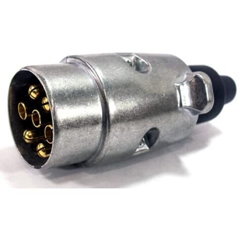 Prise d'attelage de remorque en aluminium à 7 broches AMIO-01255