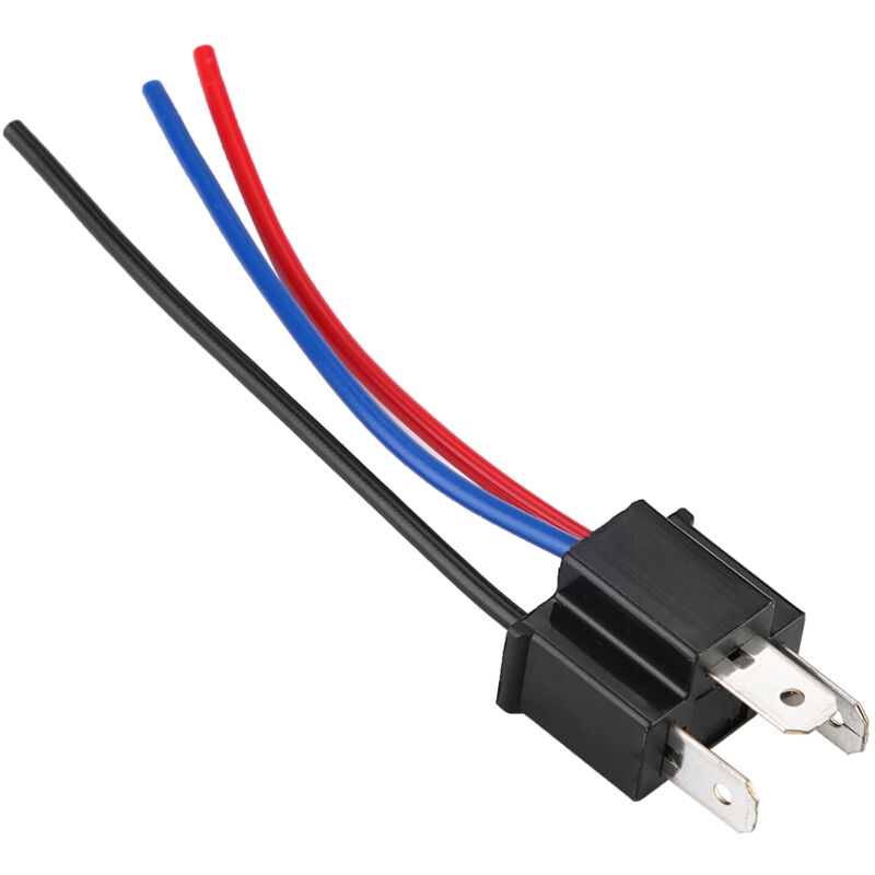 Ineasicer - Prise De Connecteur h4 Mâle Tête Extension Prise De Connecteur Avec Faisceau De Câbles Usage Intensif Câblage Pre Pour Plug And Play