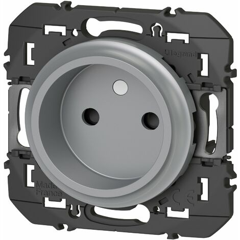 Prise de courant - 2P - À puits - Dooxie - 16A - Aluminium - Legrand
