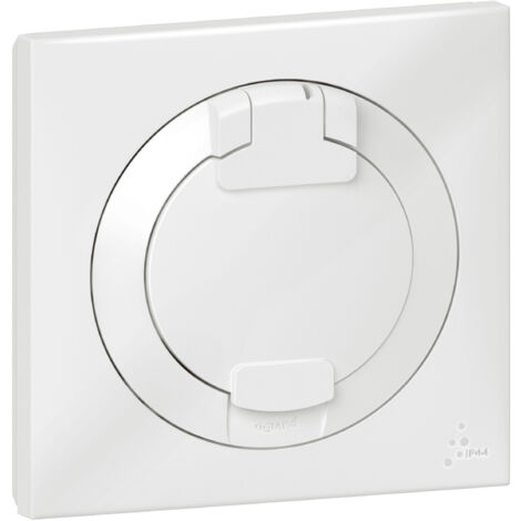Prise de courant 2P+T à puits IP44 complet Dooxie - Blanc - 600344 - Legrand