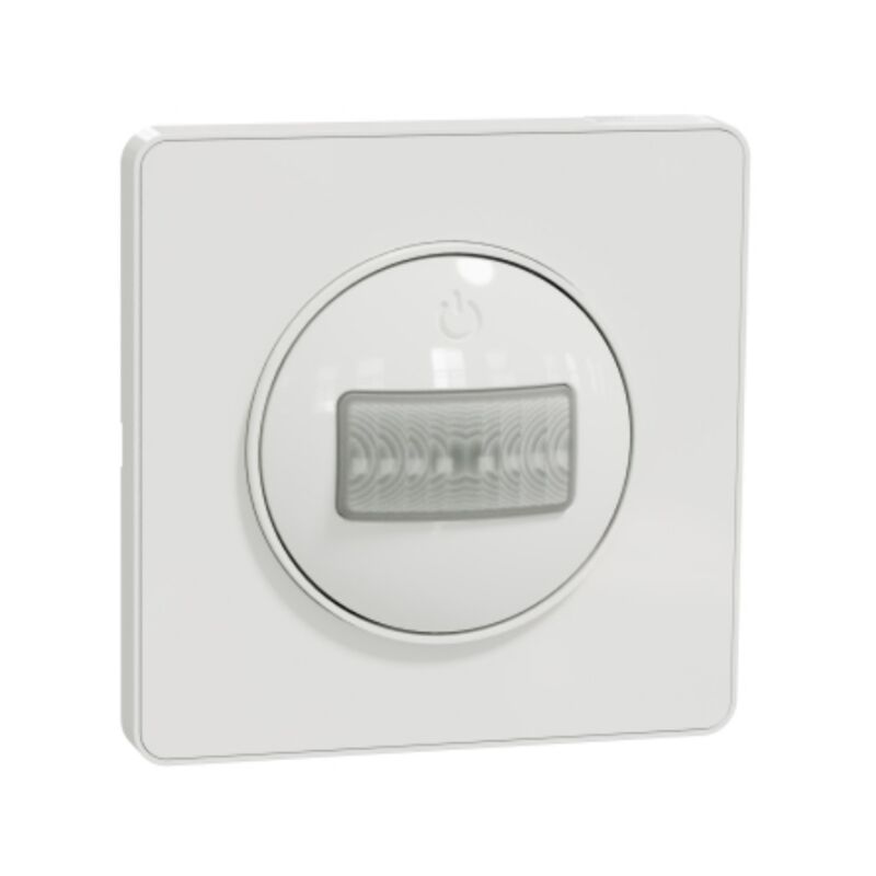 Schneider Electric - Odace détecteur de présence et de mouvement Blanc spécial rénovation 2 fils schneider S520524