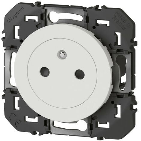 Prise de courant 2P+T Surface dooxie 16A finition blanc emballage blister (095215)