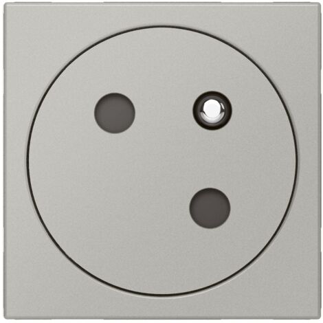 Prise de courant 2P+T Surface Mosaic Link raccordement latéral 2 modules alu LEGRAND 079245L