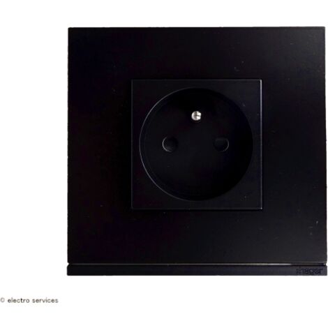 Prise de courant Gallery Complet Noir