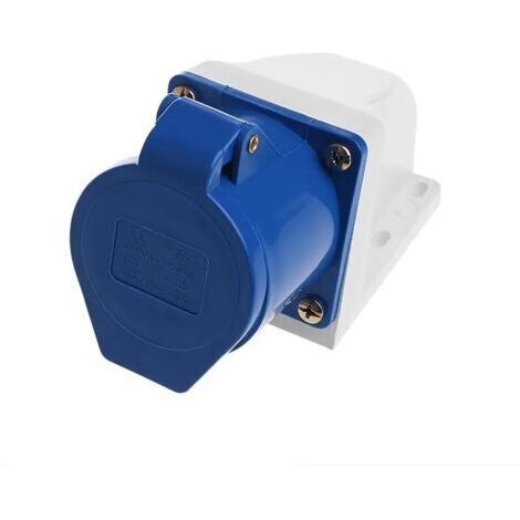 Prise de courant industrielle, 32 ampères, 3 broches, 220v-250 volts, étanche IP44, 2P + E 32A, 1 pièce