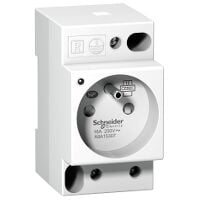 Prise de courant modulaire 16A 2P+T avec voyant standard français 250V - A9A15307