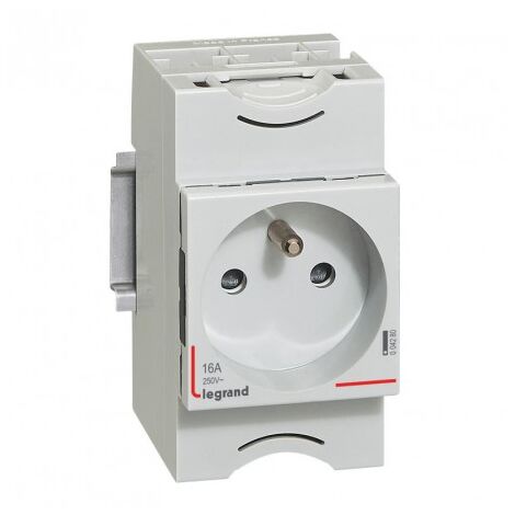 Prise de courant modulaire 2P+T 10/16A Eclips Franco/Belge - Legrand
