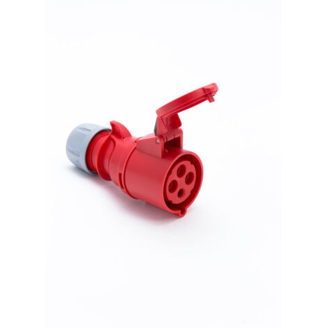 Prise de courant portable pour câble 32A 4P 400V IP44