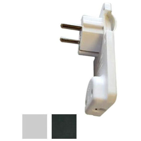 Prise de courant Squadra Super Plate Schuko 16A+T Noire