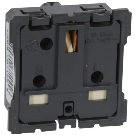 Prise de courant standard britannique Céliane 13A 250V 2P+T éclips (067155)